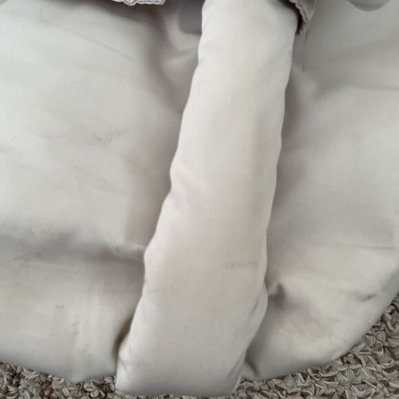 Dagne Dover Kal Puff Drawstring Tote Shoulder Bag Travel White Large Bag *READ - Picture 13 of 14